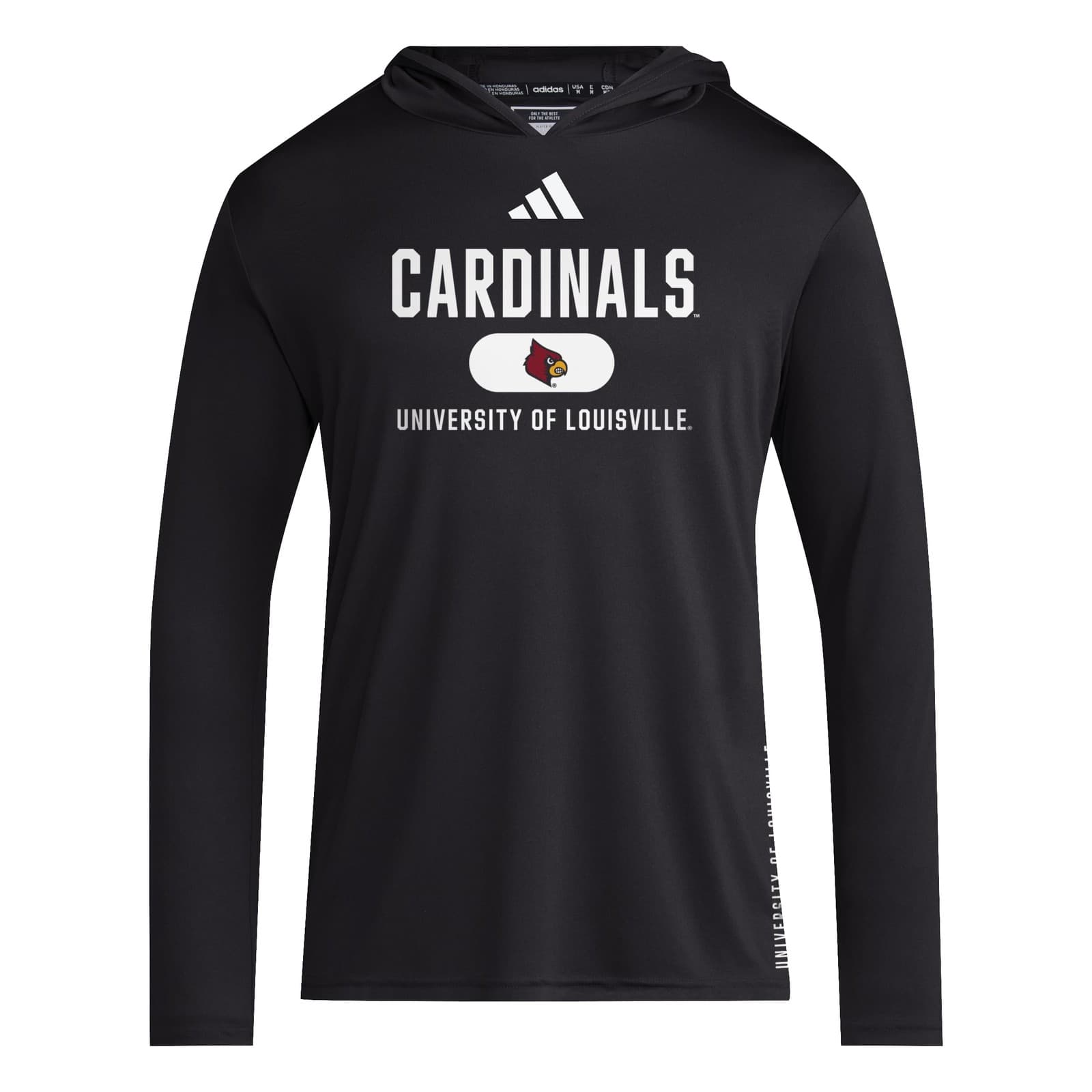 Adidas Men's Louisville Cardinals Aeroready Designed for Training Hoodie Medium