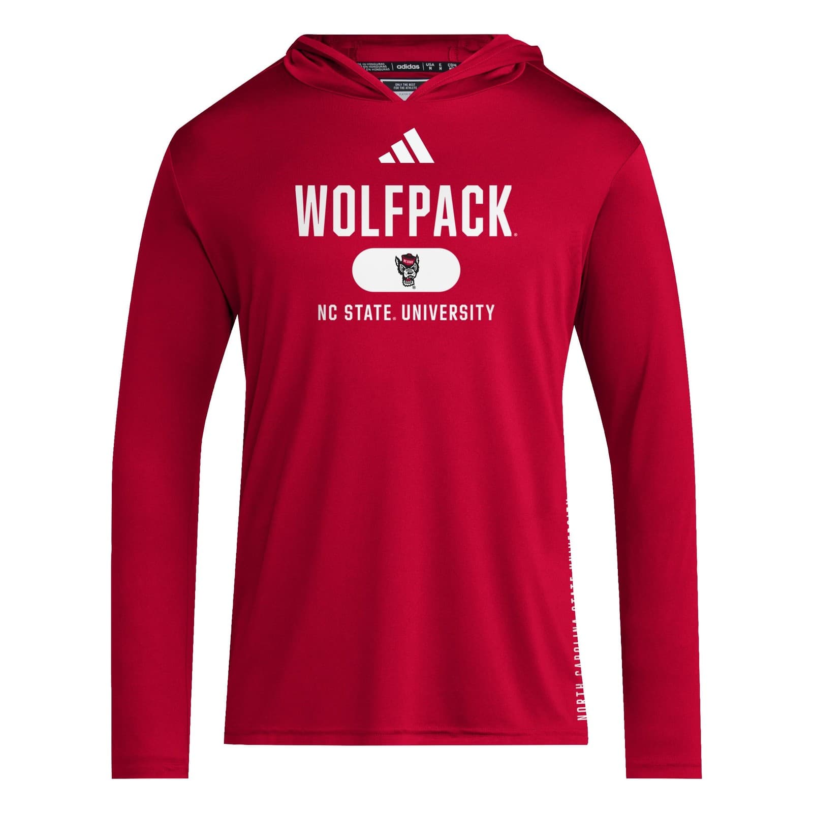 Adidas Men's NC State Wolfpack Aeroready Designed for Training Hoodie Red 2XL