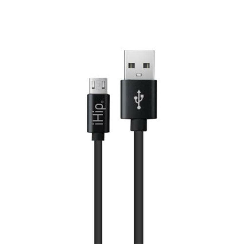 iHip 9ft Micro USB High-Speed Ultra Strong Data and Charging Cable Black Android