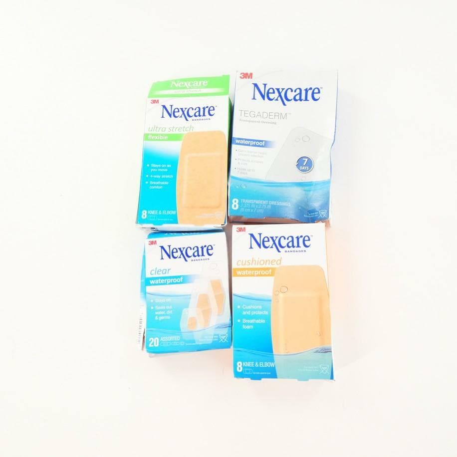 Nexcare Bandages Waterproof Tegaderm Flexible Bundle 44 Items First Aid Team