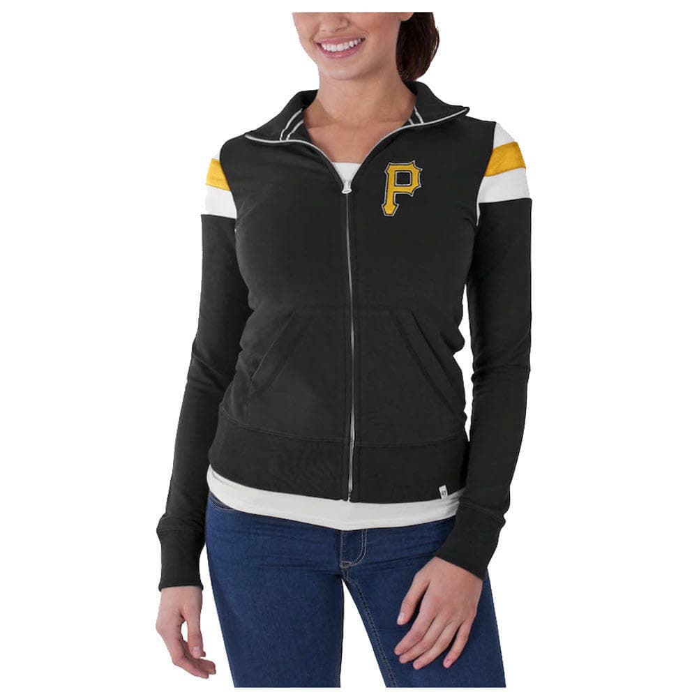 '47 Brand Women's Pittsburgh Pirates Crossover Full Zip Track Jacket S M L