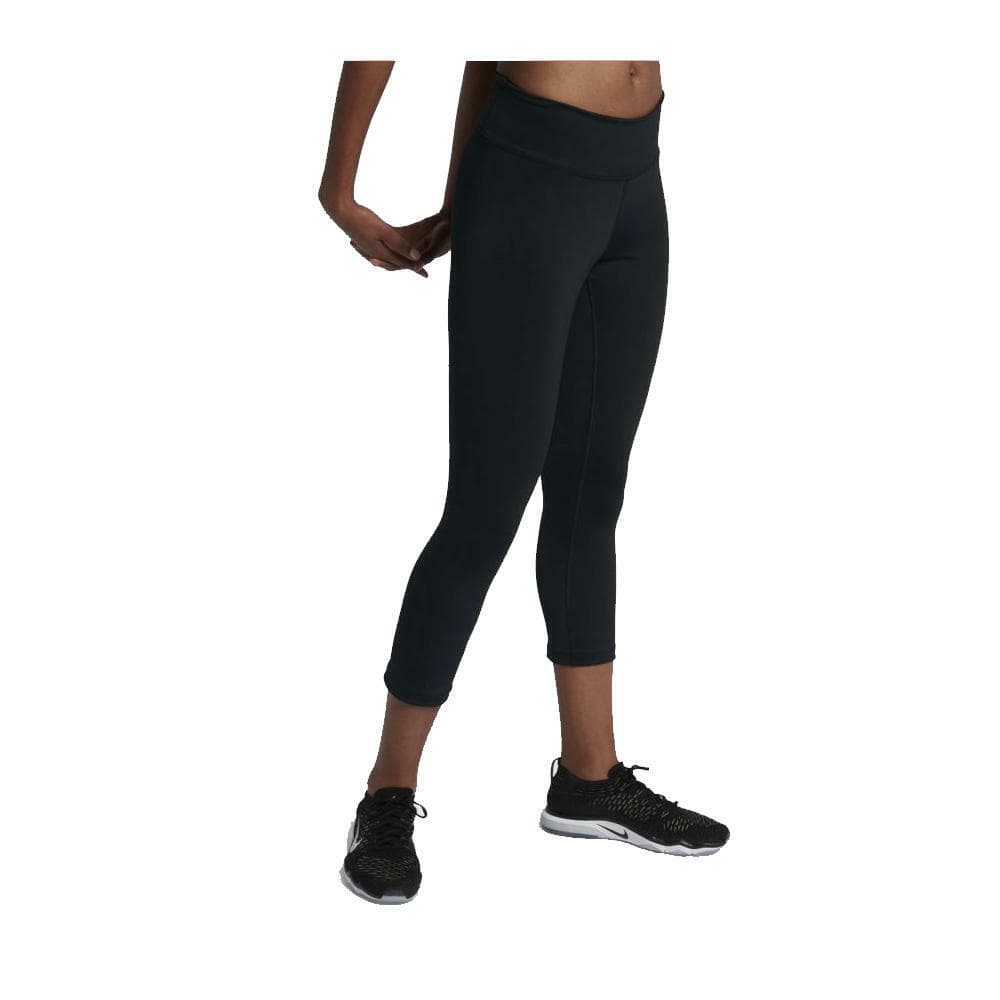 Nike Women's Power Pocket Hyper Dri-Fit Training Capris Tights Black Small