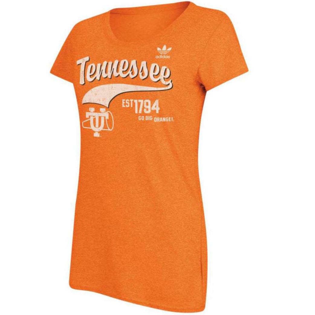 Adidas Women's Tennessee Volunteers Collegiate Fearless Short Sleeve Tee S M