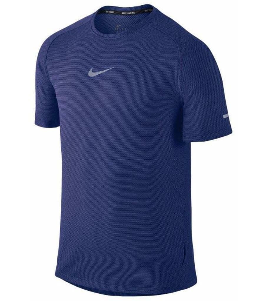 Nike Men's Aeroreact Short Sleeve Training Top Deep Royal Blue Large $105 Value