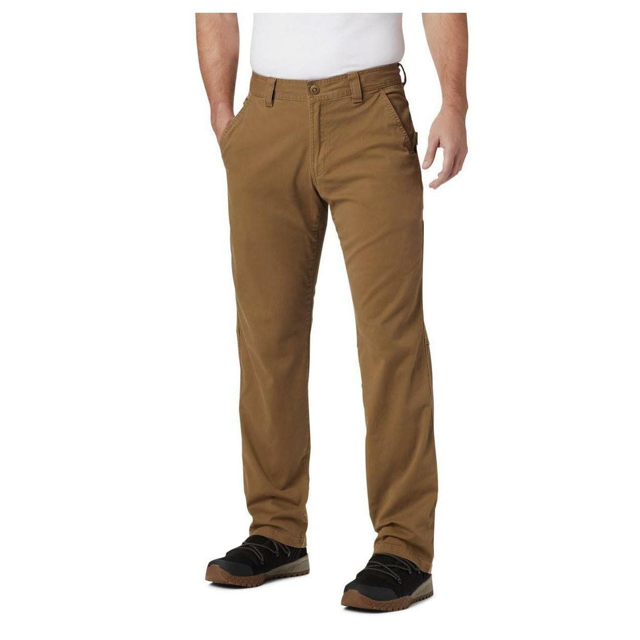 Columbia Men's Standard Ultimate ROC Flex Pants Trail Beige 44 30 32 MSRP $80
