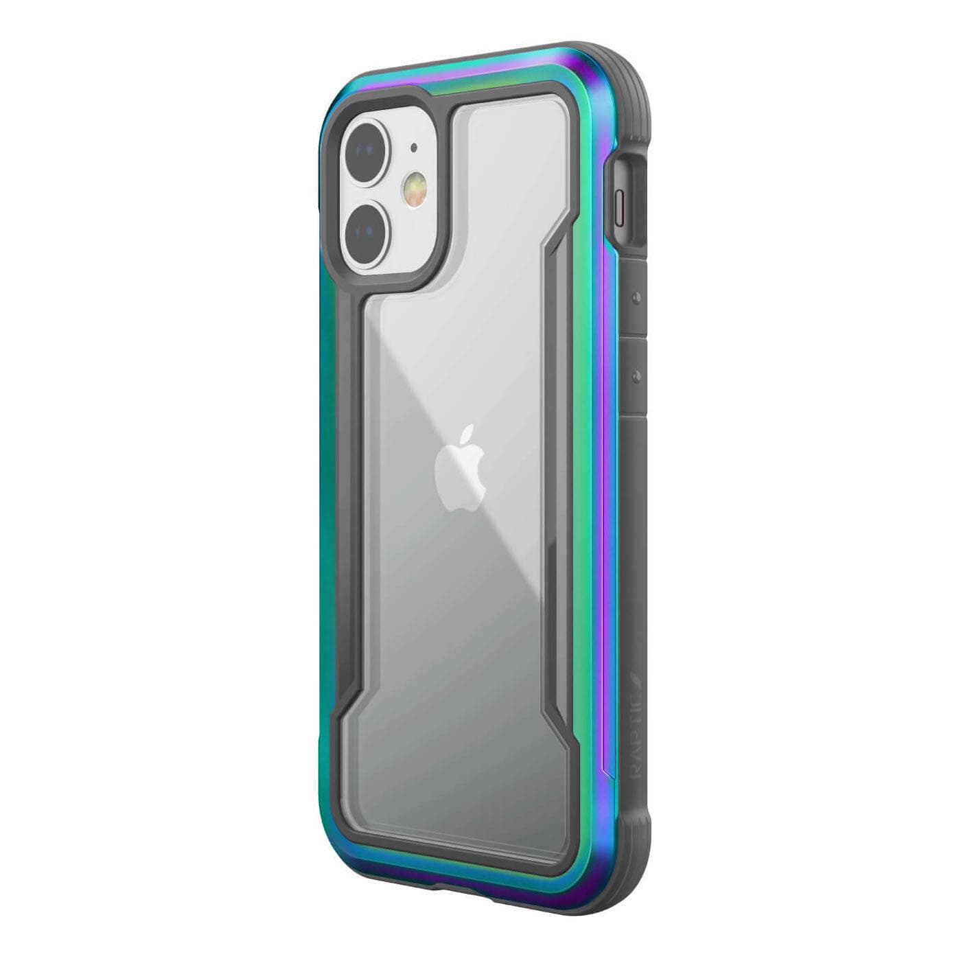 Raptic Shield Apple iPhone 12 Mini Phone Case Shockproof Iridescent Mil Standard