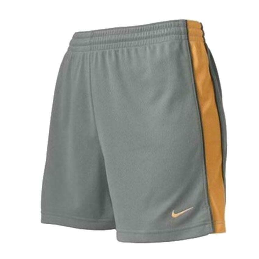 Womens Nike E3 Gray Performance Polyester Mesh Shorts Training Shorts Medium