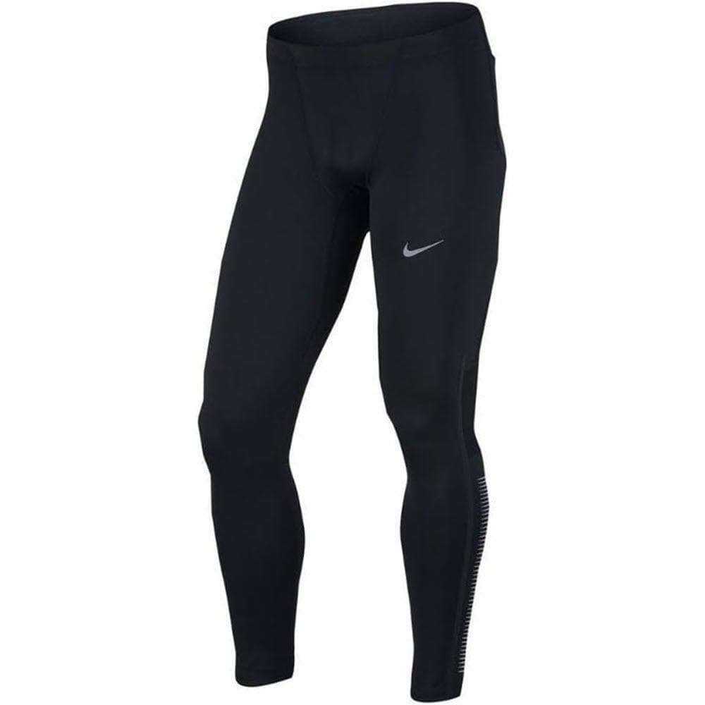 Nike Men's Power Tech Dri-Fit Reflective Training Tights Black Large