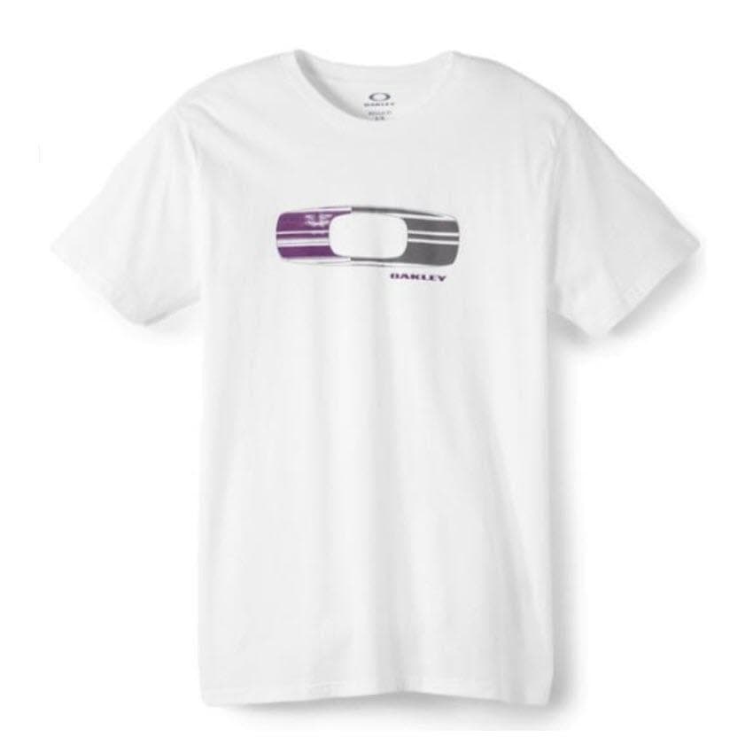 Oakley Men's Brave Cotton Short Sleeve T-shirt White Medium