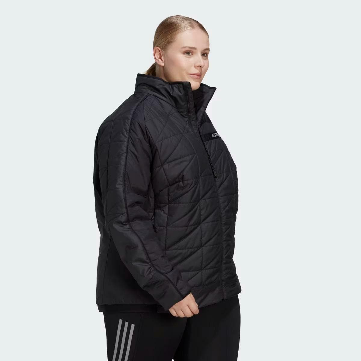 adidas Terrex Women's Multi Insulated Puffer Jacket Black 2XL $170 Value