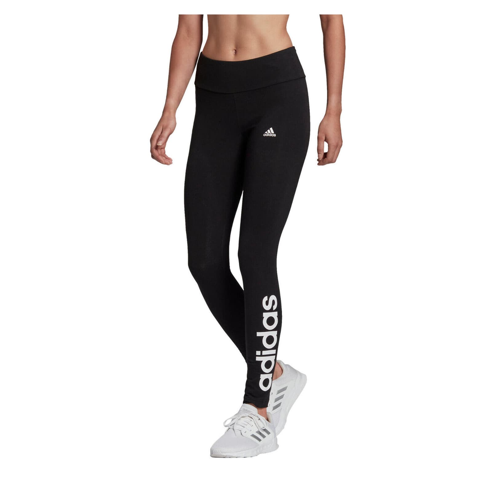 adidas Women's Loungewear Essentials High-waisted Logo Leggings Black S M L