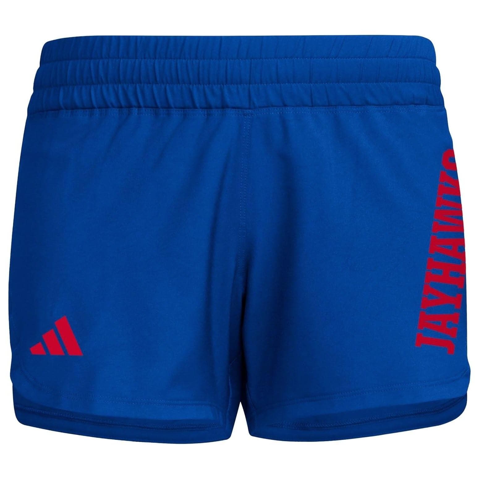 adidas Women's Kansas Jayhawks Aeroready Designed to Move Shorts Medium Blue