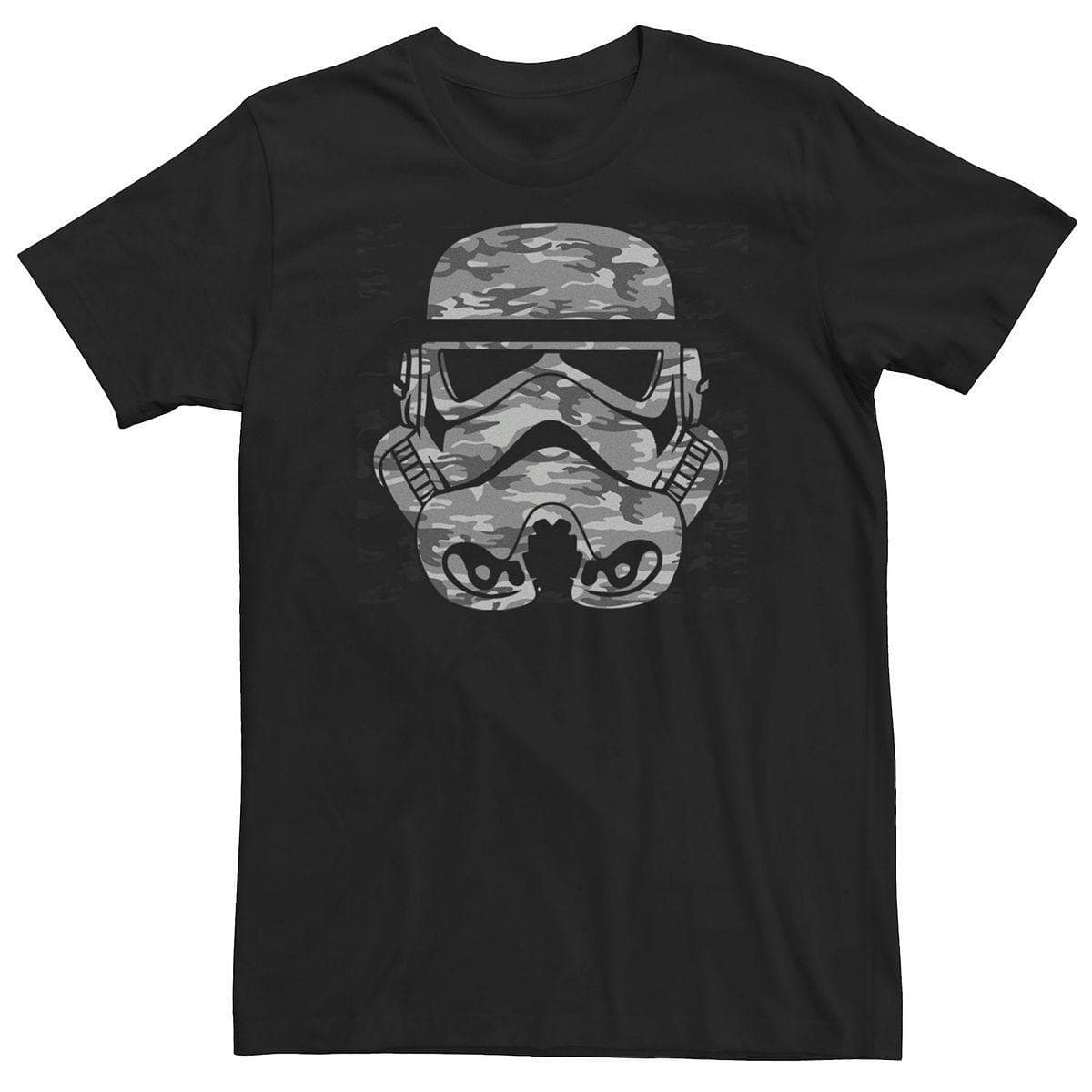 Star Wars Men's StormTrooper Urban Camouflage Cotton Blend T-Shirt Black 3XL