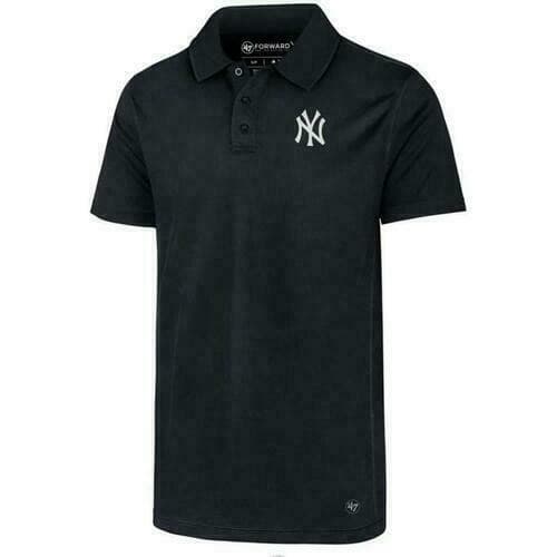 '47 Brand Men's New York Yankees Performance Polyester Ace Polo Blue Large