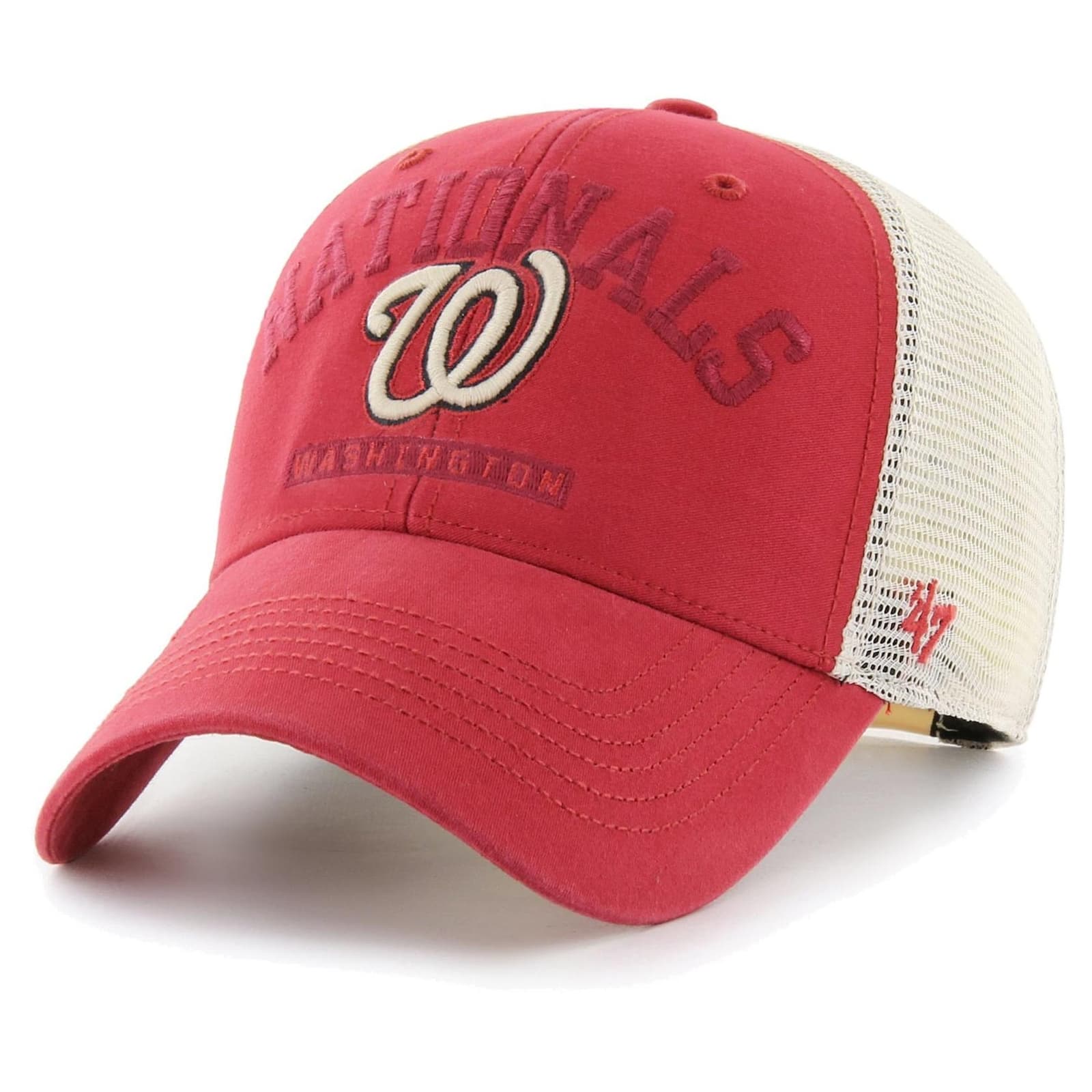 47 Brand Men's Washington Nationals Brayman Snapback Adjustable MVP Baseball Cap