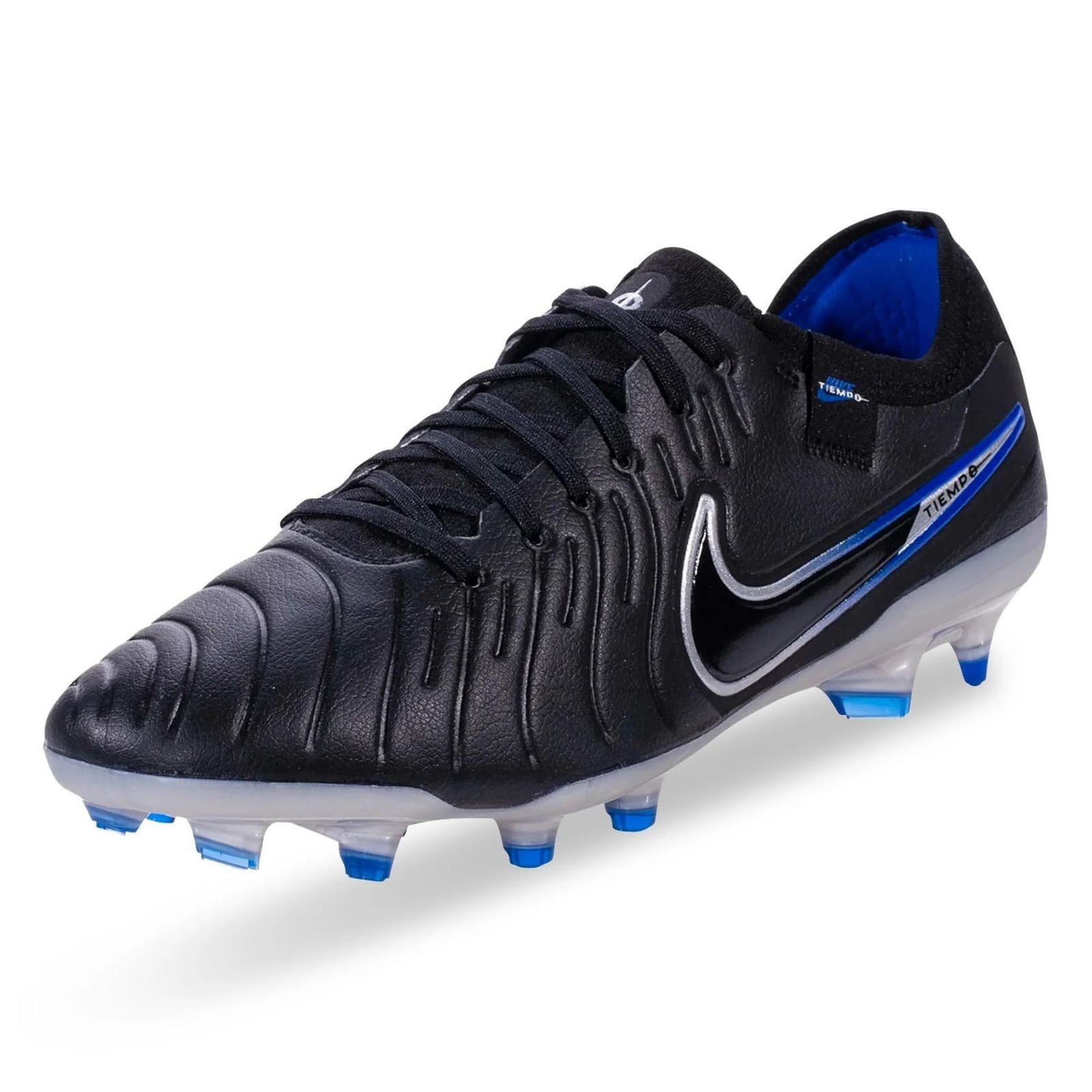 Nike Men's Tiempo 10 Pro Play Firm/Artificial Ground Soccer Cleats Black Size 12