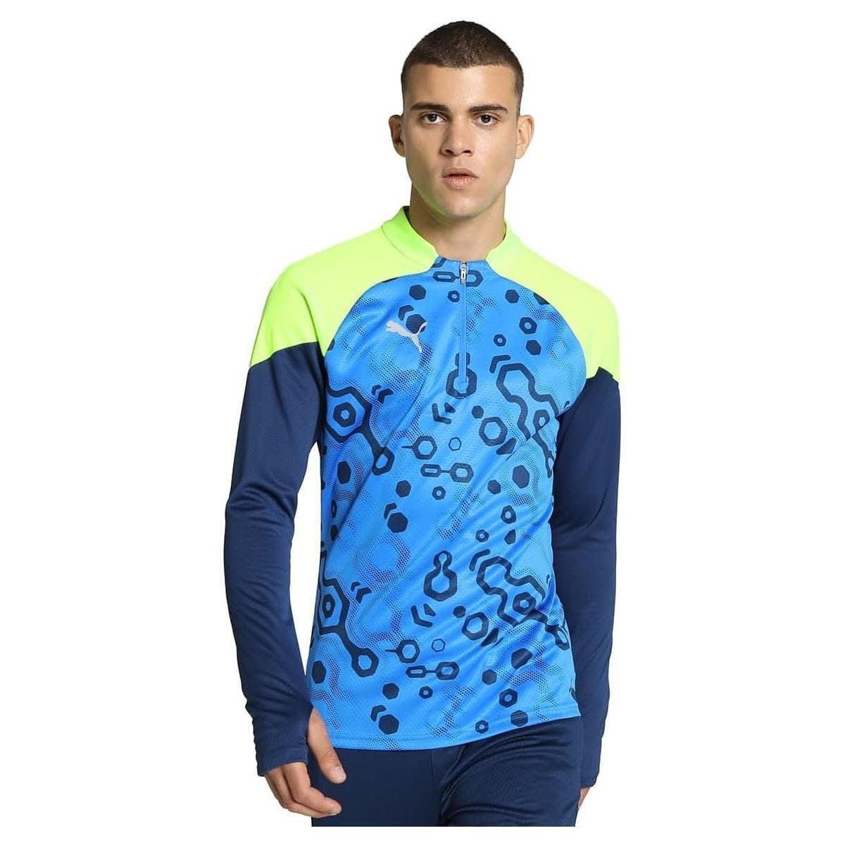 PUMA Men's individualCUP Quarter-Zip Pullover Soccer Jersey Top 2XL $62 Value