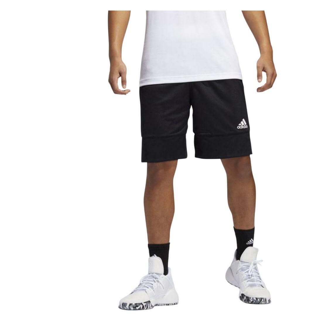 adidas Men's Climalite 3G Speed Reversible Polyester Shorts Medium Black