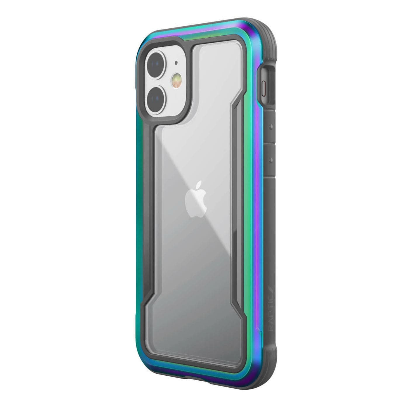Raptic Shield Apple iPhone 12 Mini Phone Case Shockproof Mil Standard Iridescent