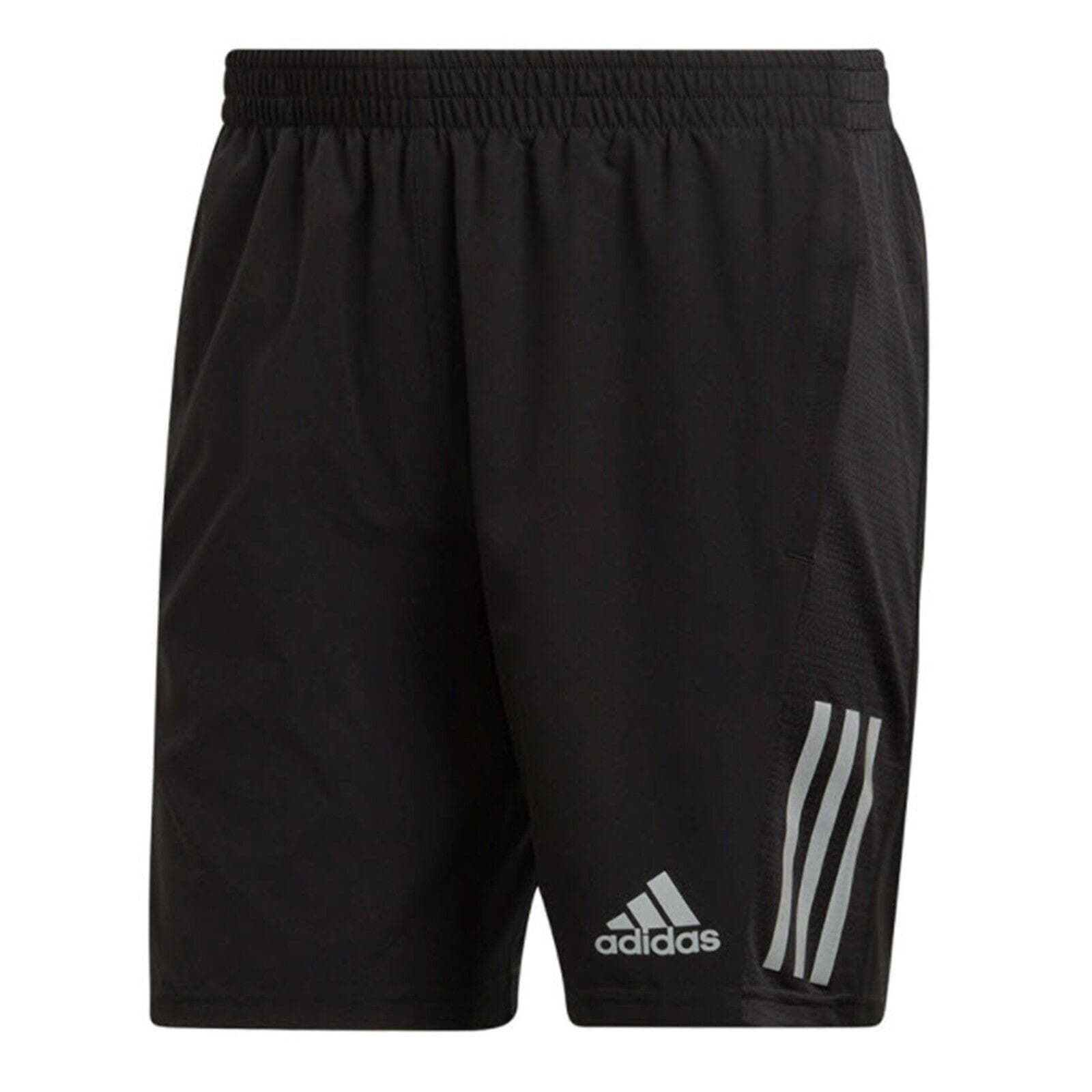 adidas Men's Aeroready Own The Run 7 inch Reflective Running Shorts Black XL