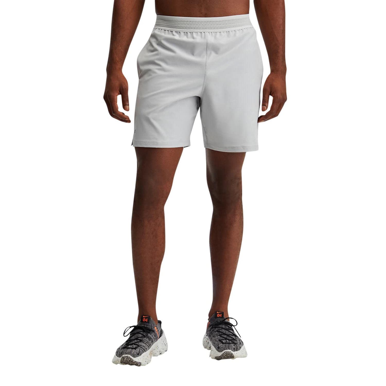 Fabletics Men's Moisture Wicking Fundamental Lined Shorts Gray 2XL $66 Value