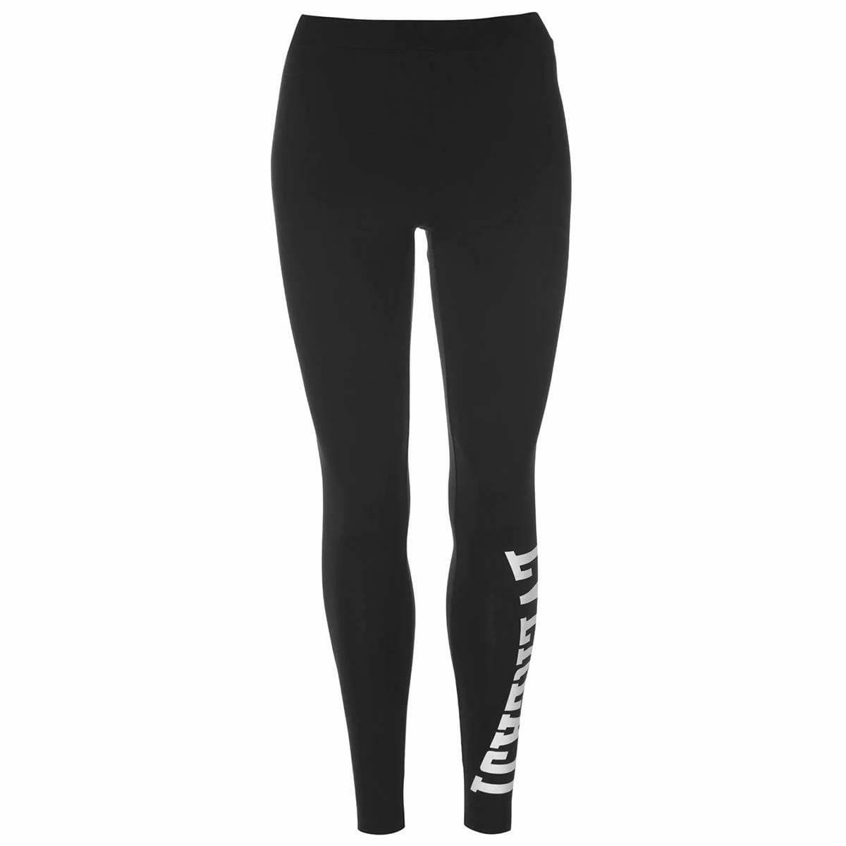 Everlast Women's Soft Breathable Cotton Blend Leggings Black Size 12