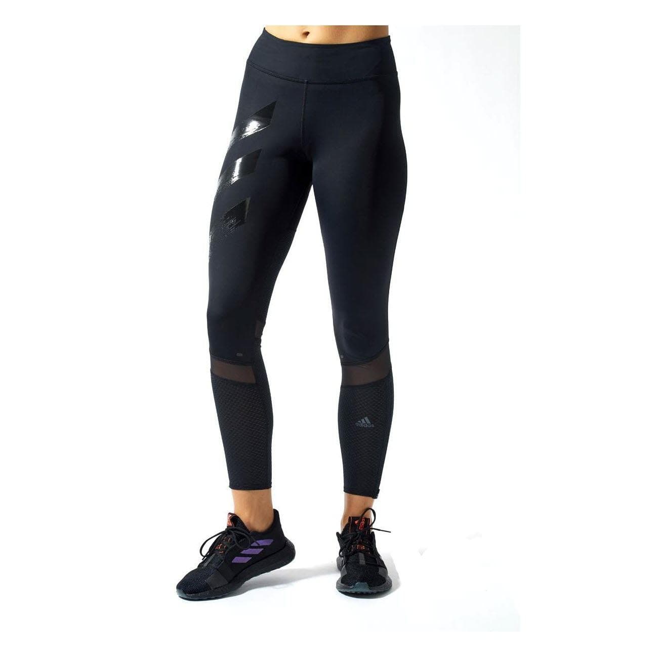 Adidas Women’s How We Do Aeroready Full Length Leggings Reflective Black Small