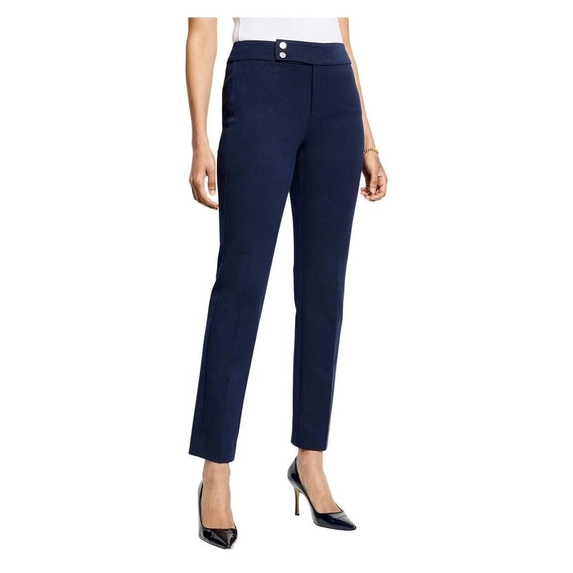 NIC+ZOE Straight Leg Plaza Pull-On Stretch Dress Pants Size 20W $175 Value