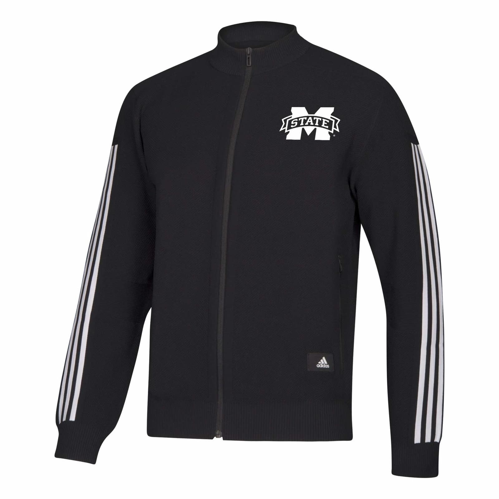 Adidas Men's Mississippi State Bulldogs Full-Zip Training Track Jacket Black 2XL