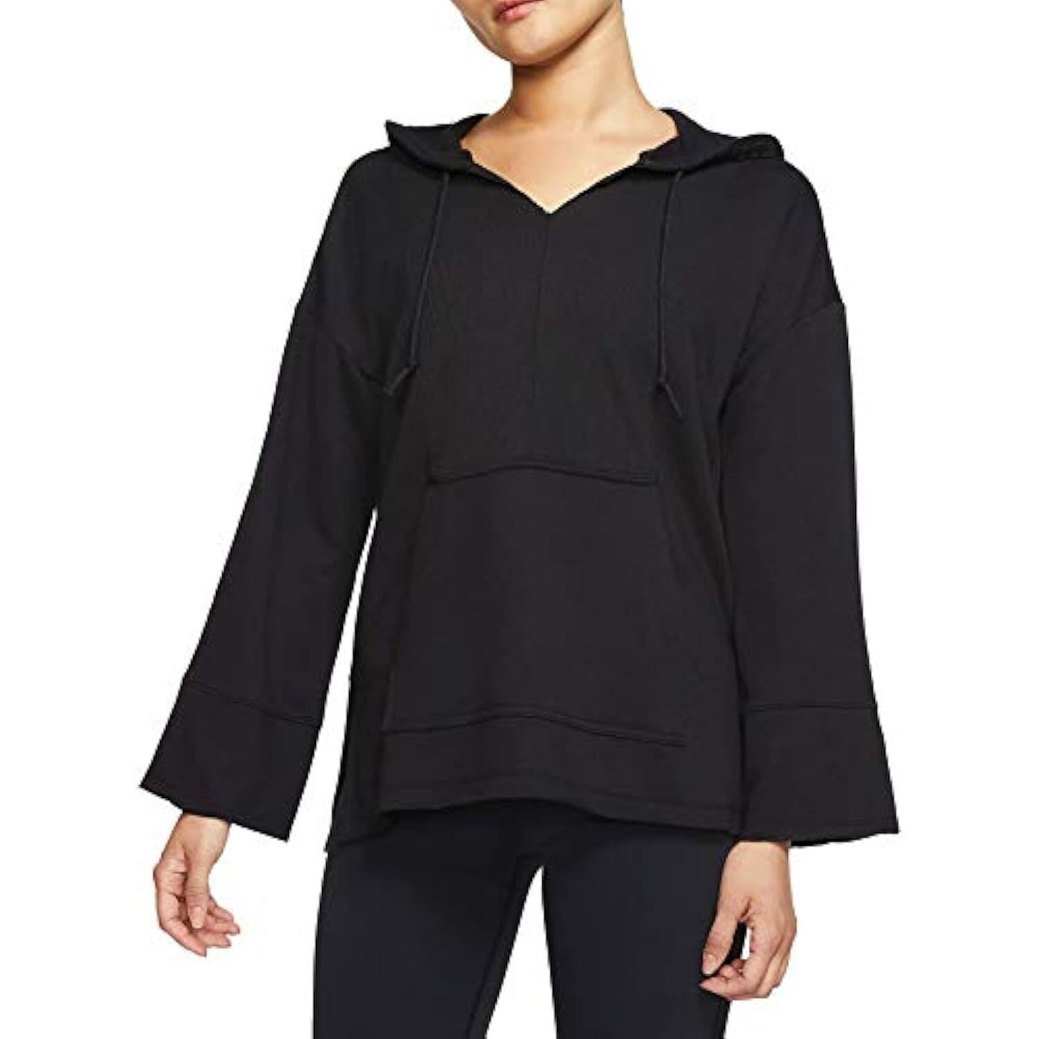 Nike Women's Yoga Luxe Long Sleeve Baja Hoodie Small Black $110 Value