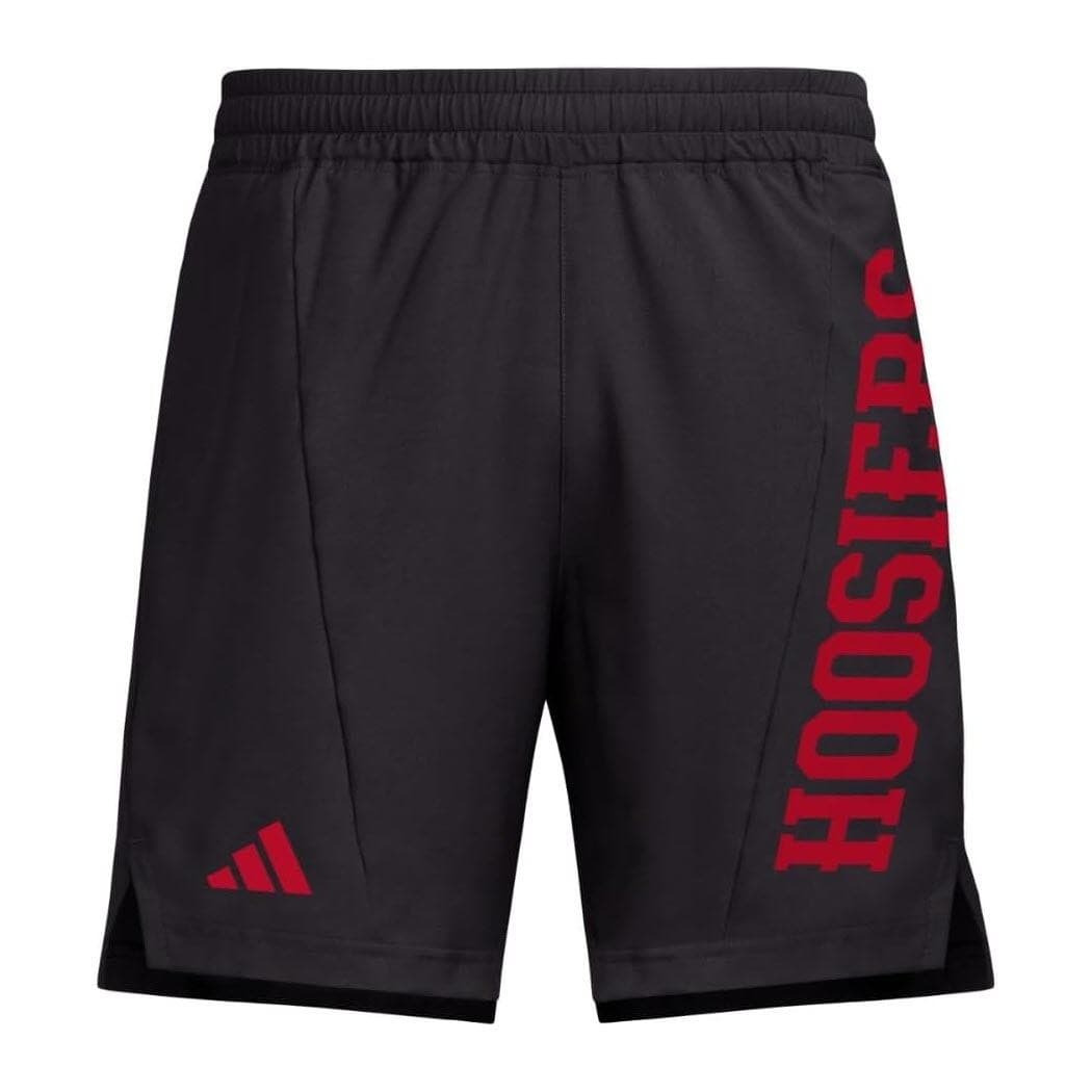 adidas Men's Indiana Hoosiers Aeroready Team Shorts Black 3XL $65 Value