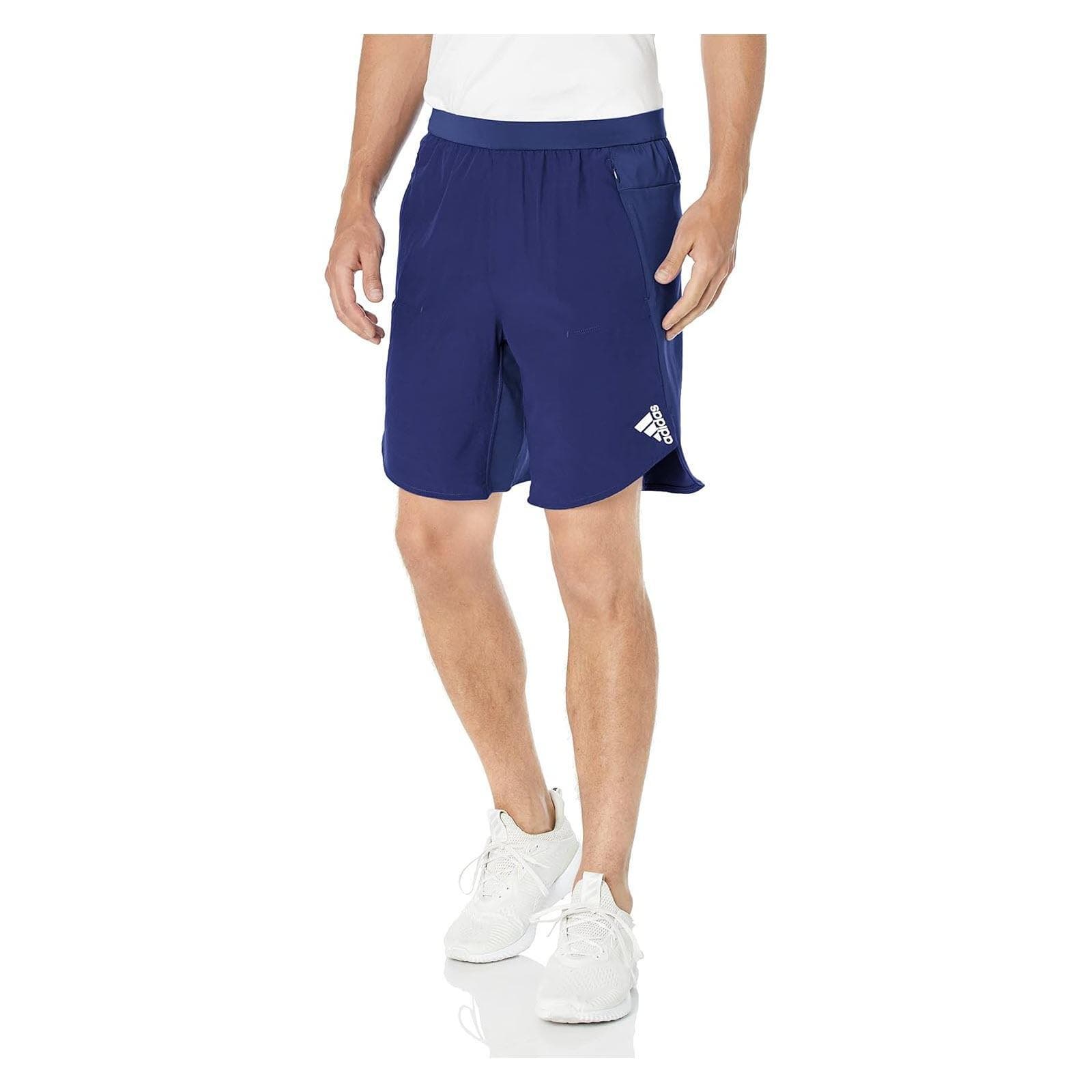 adidas Men's Aeroready Designed For Move Training Shorts Blue 3XL $46 Value