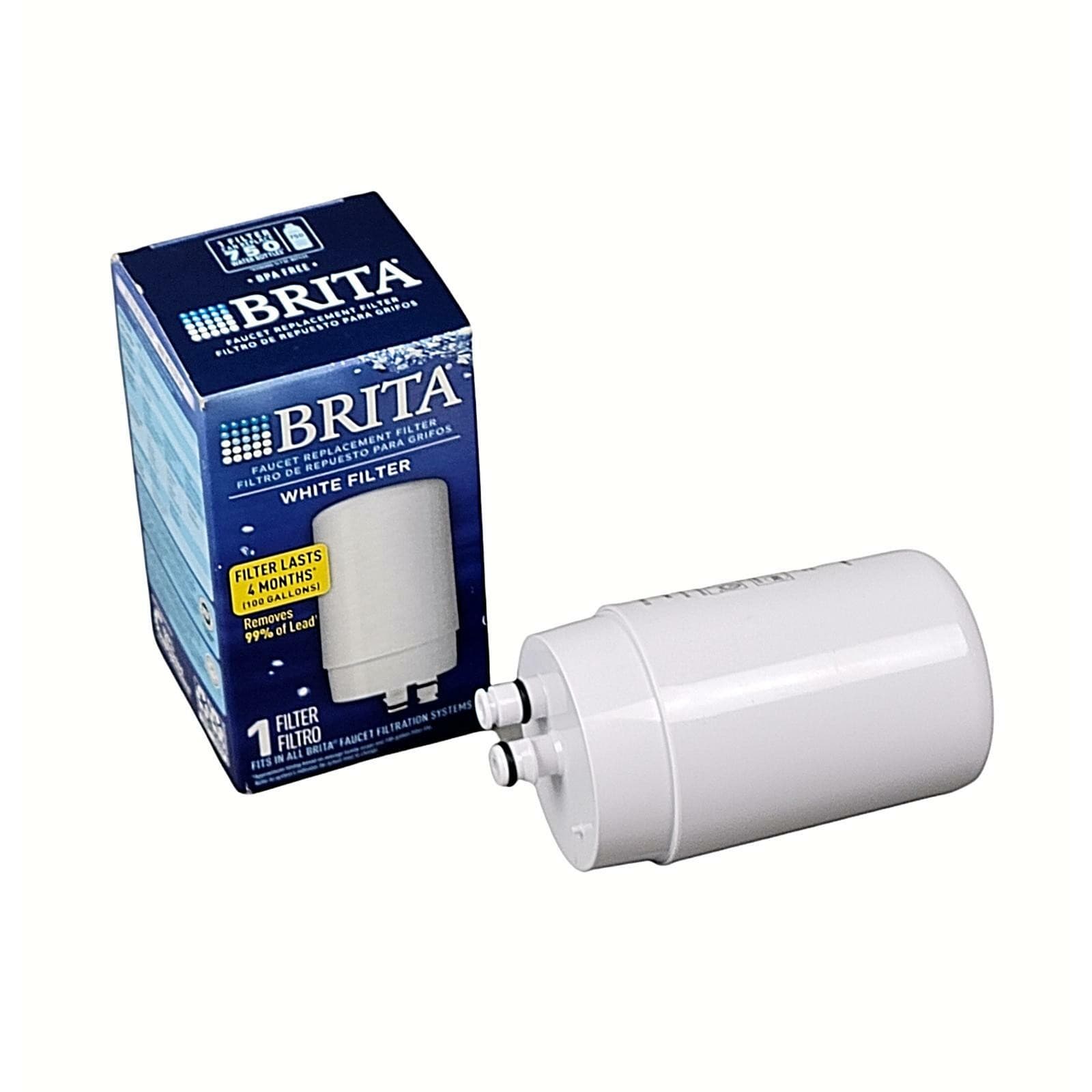 Brita On Tap Water Filtration System Replacement Filter Purifier Cleans Lead