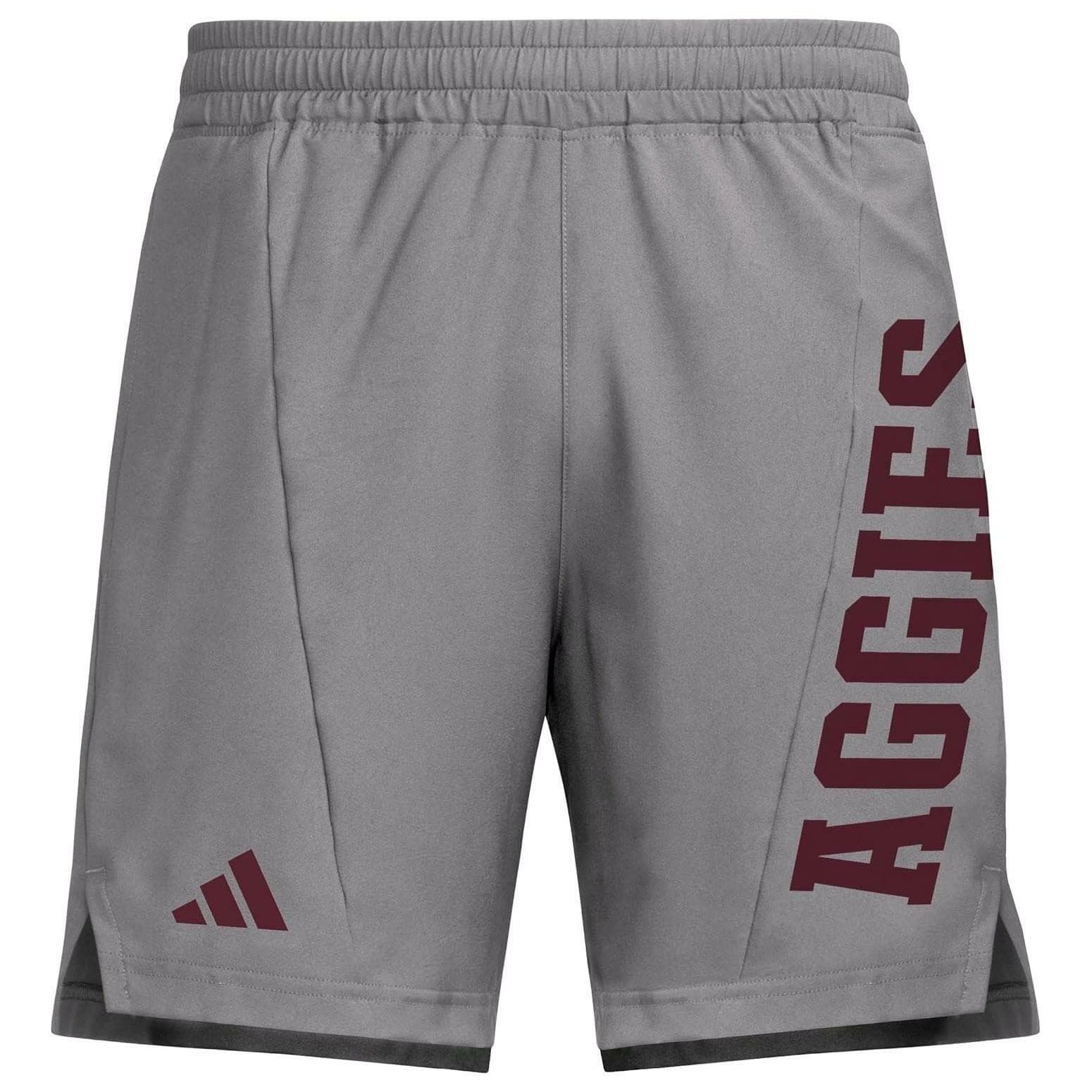 adidas Men's Texas A&M Aggies Aeroready Team Shorts Gray XL $65 Value