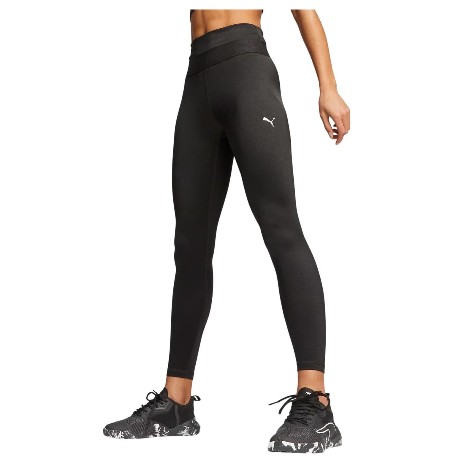 Puma Women's Drycell Strong Shine 7/8 Training Leggings Black XL $56 Value