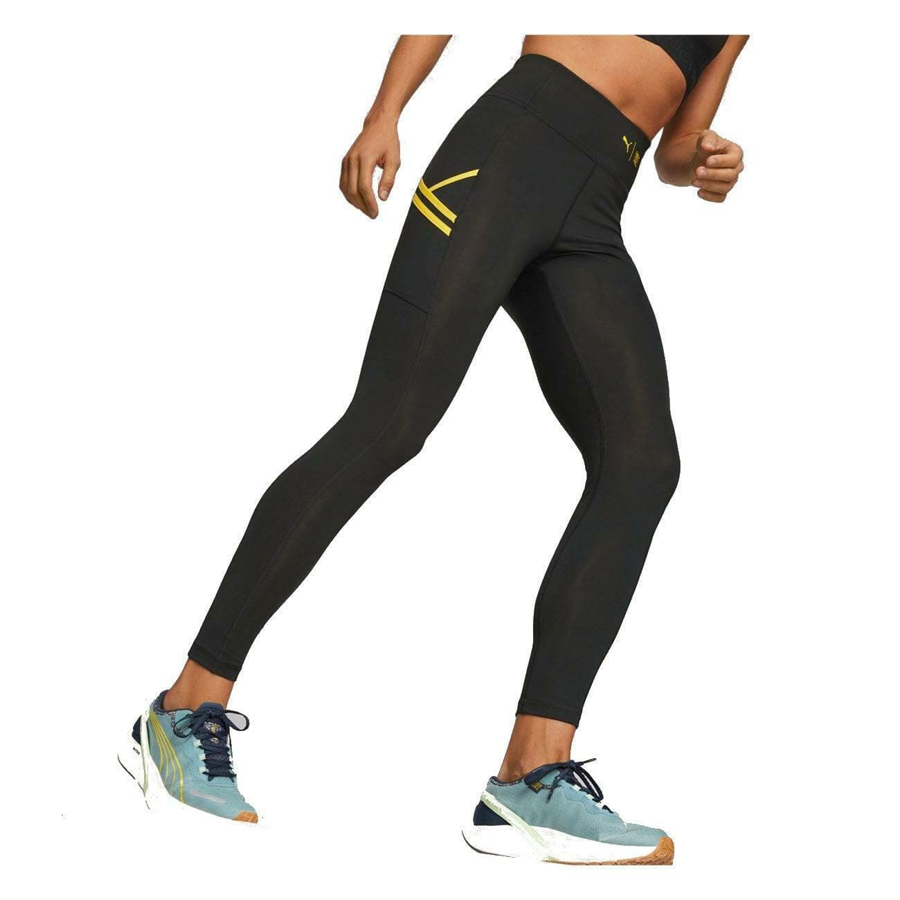 Puma Women's First Mile Drycell 7/8 Tights Black Medium $105 Value
