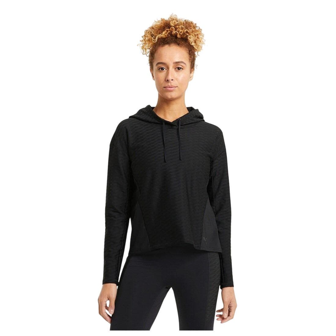 PUMA Women's Train Flawless Pullover Hoodie Black Small $76 Value