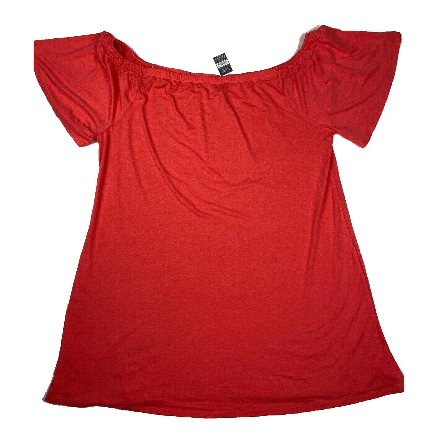 West Loop Women's Off The Shoulder A Line Dress Coral XL Medium