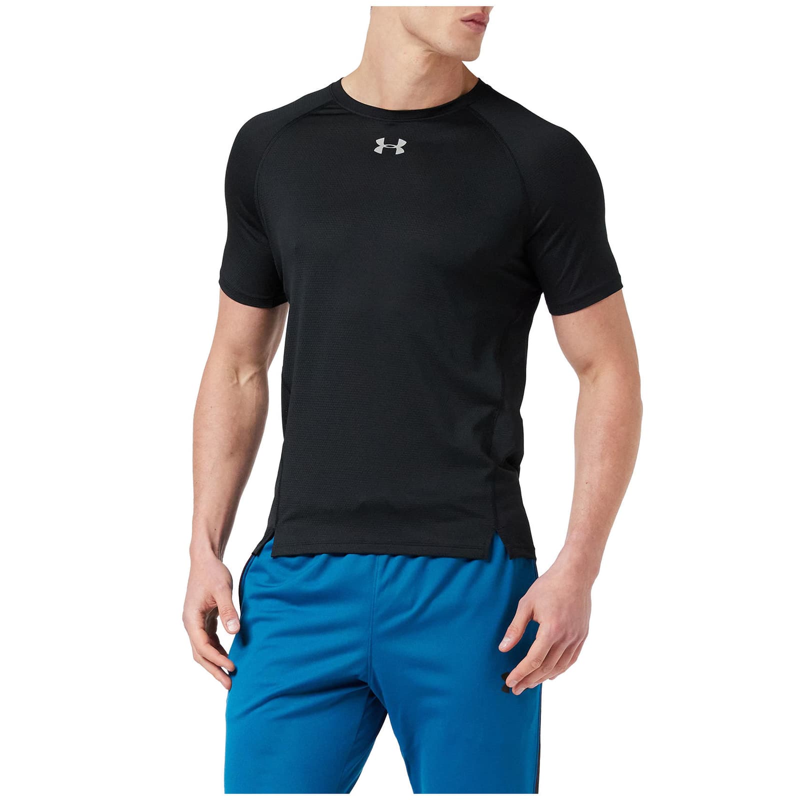 Under Armour Men's Qualifier HeatGear Short Sleeve T-shirt 2XL Black
