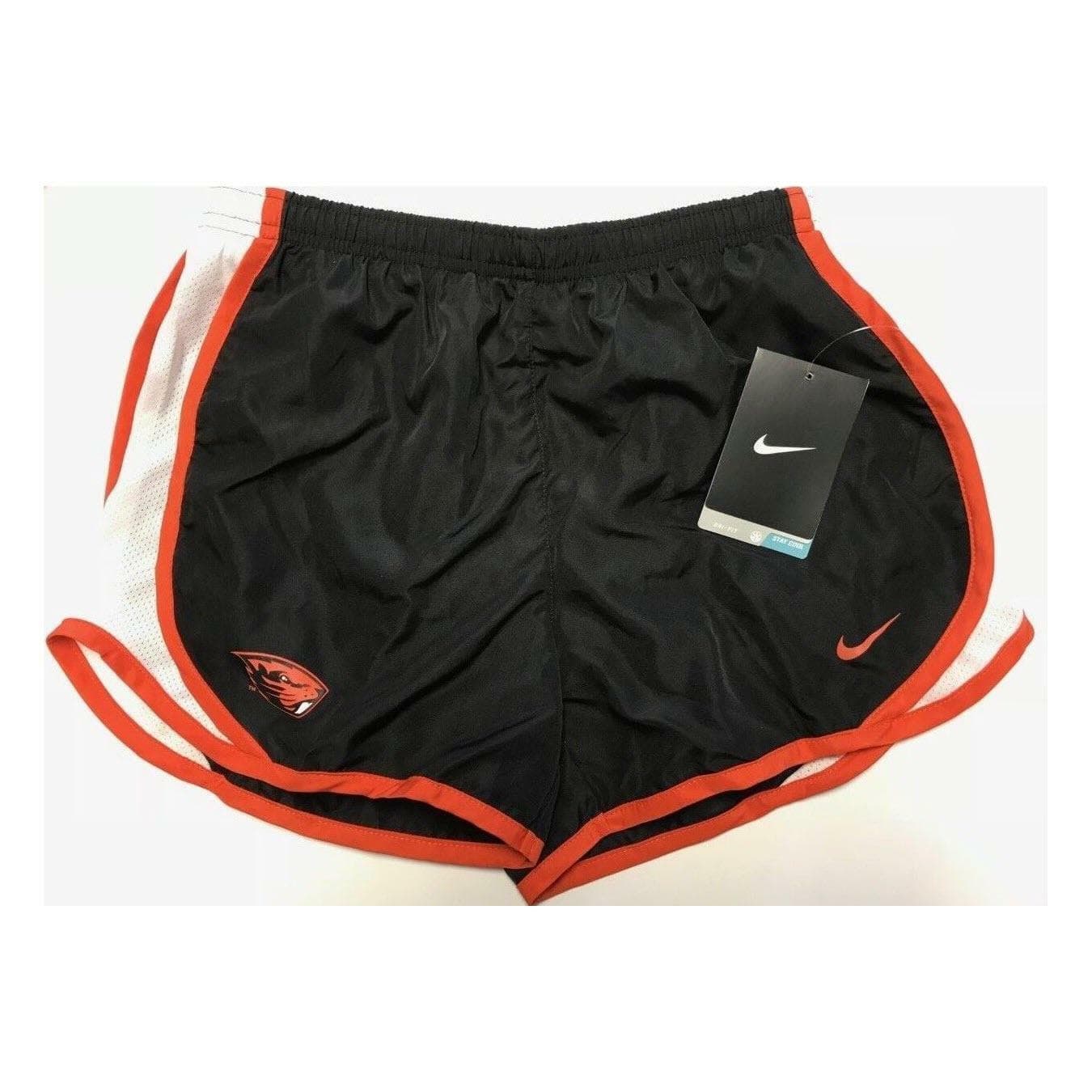 Nike Women's Oregon State Beavers Dri-Fit Tempo Shorts Black Large
