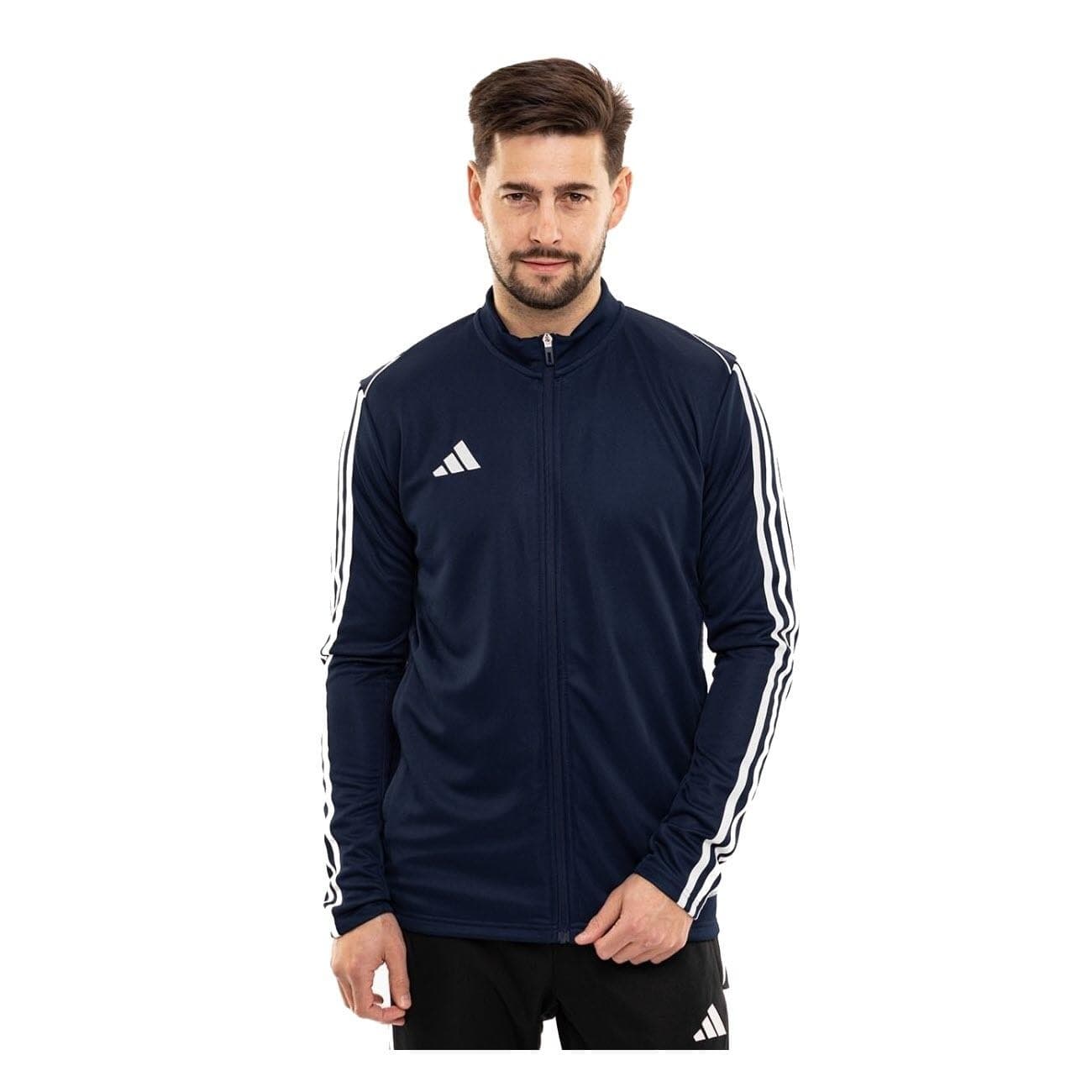 Adidas Men's Tiro Aeroready Full-Zip Training Jacket Navy Blue XX-Large Tall