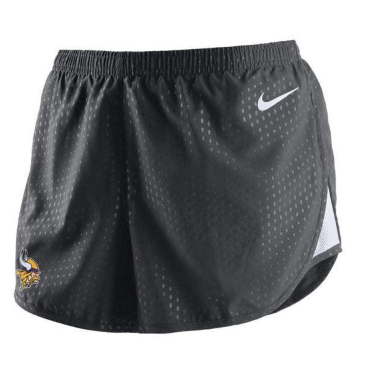 Nike Women's Minnesota Vikings Dri-Fit Mod Tempo Shorts Black XL L S XS
