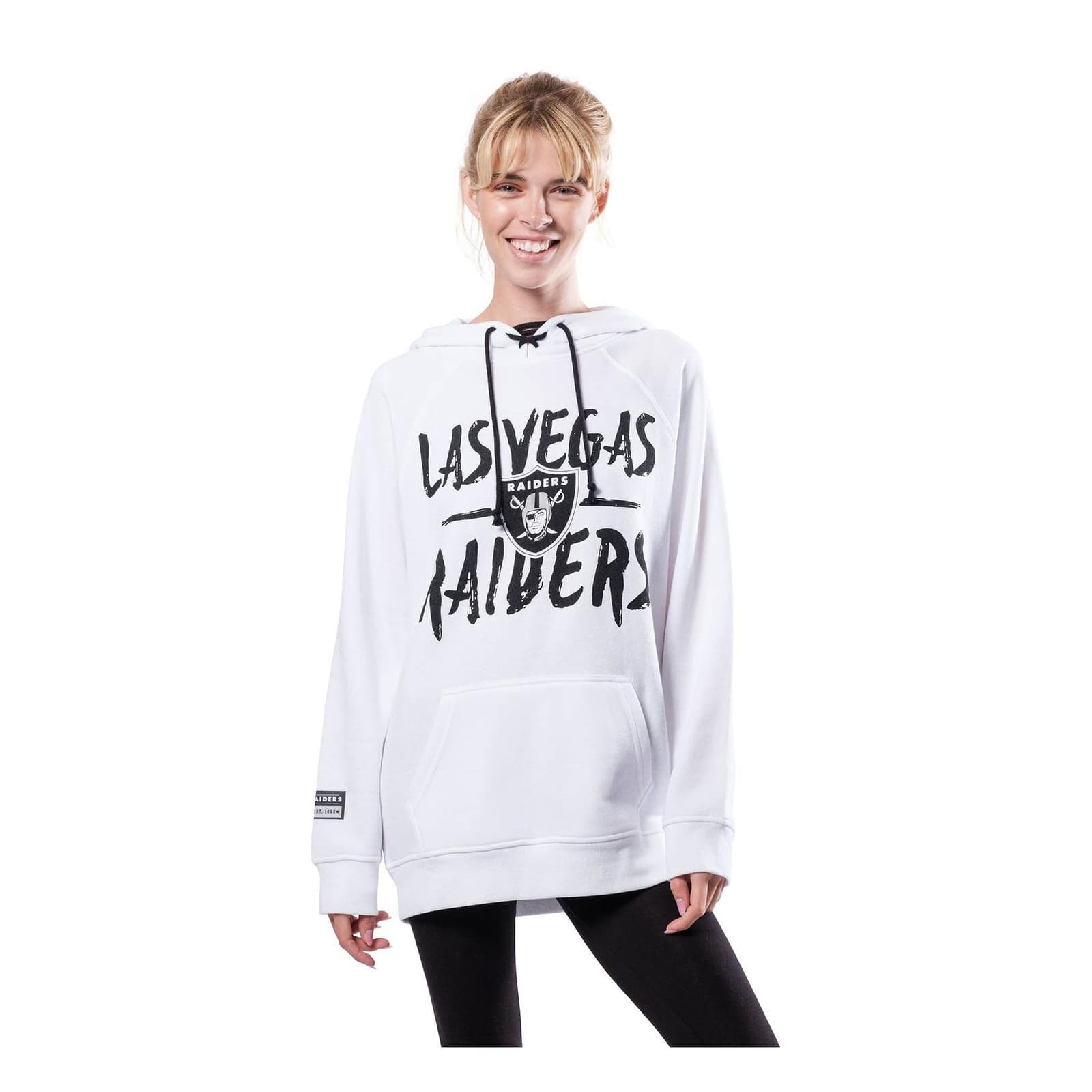 Ultra Game Women's Las Vegas Pullover Hoodie White Small $75 Value