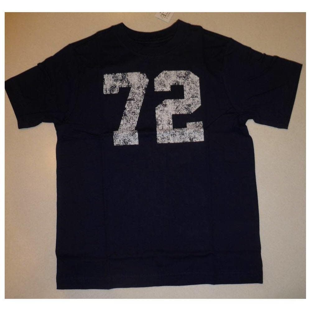 The Children's Place Boy's Football Jersey Cotton Short Sleeve Tee Blue M 7/8