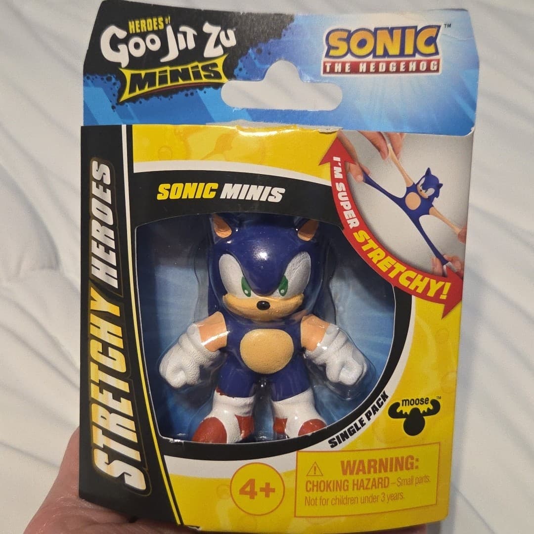 Heroes of Goo Jit Zu Minis Stretchy Heroes “SONIC” Sonic the Hedgehog Sonic 3