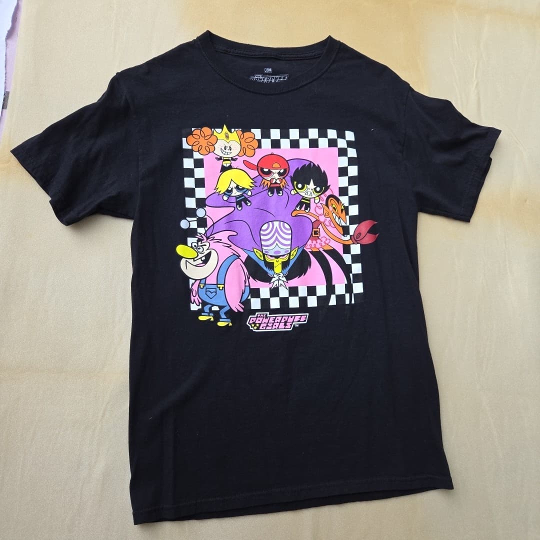 Powerpuff Girls Villains Black T-Shirt Size S