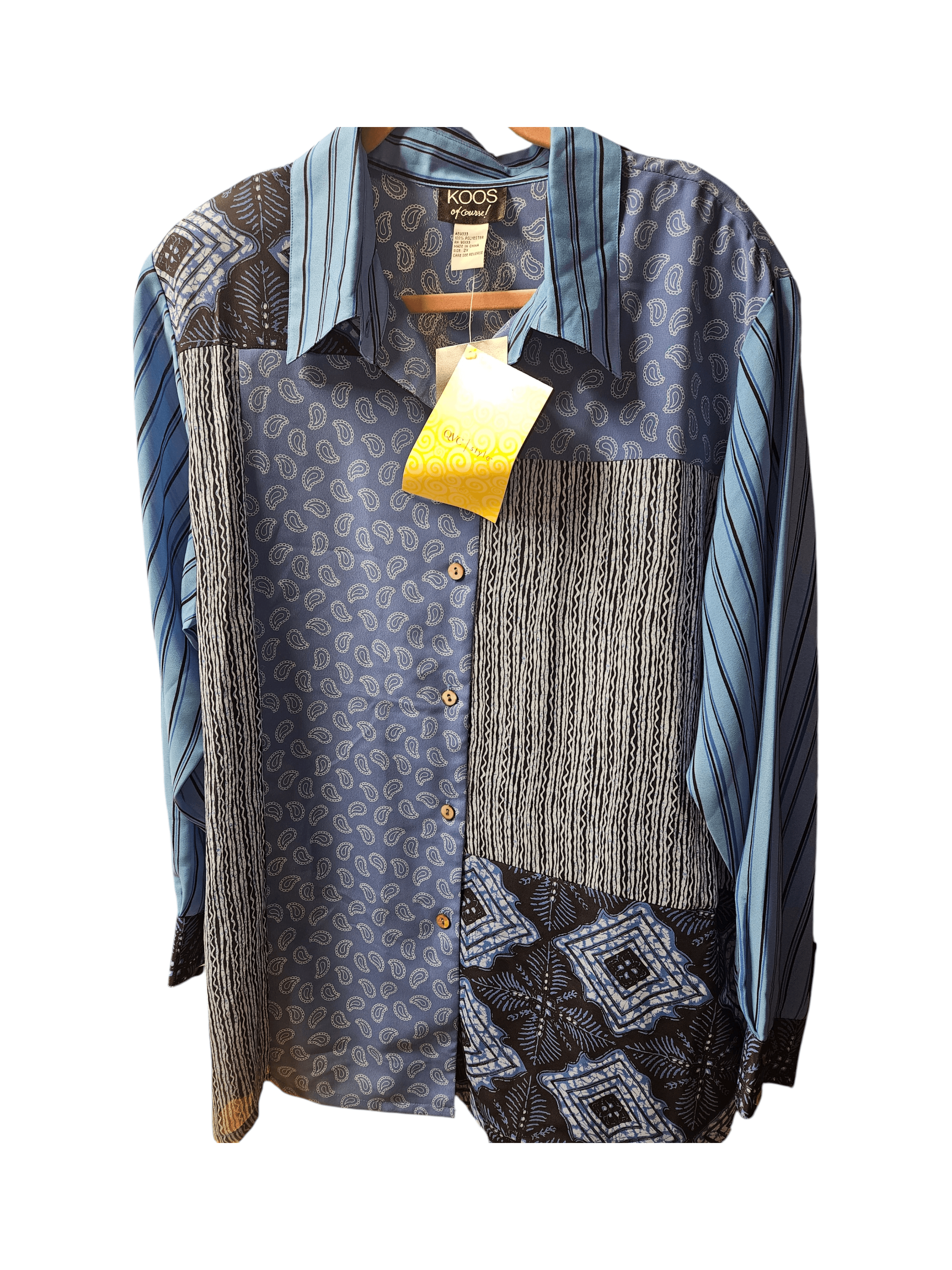 Koos of Course Patchwork Long Sleeve Shirt