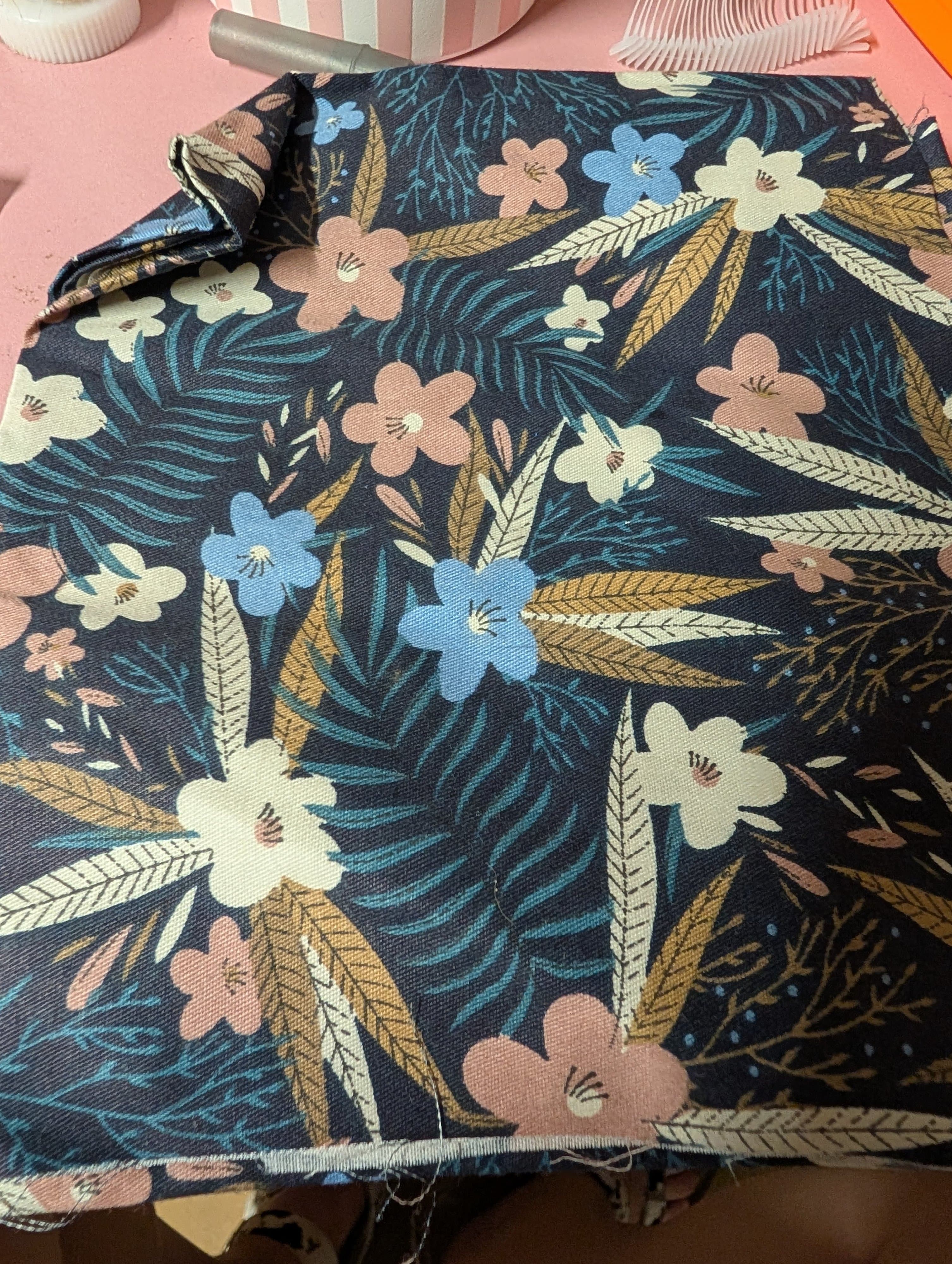 Floral Fabric with Tropical Print fat quarter