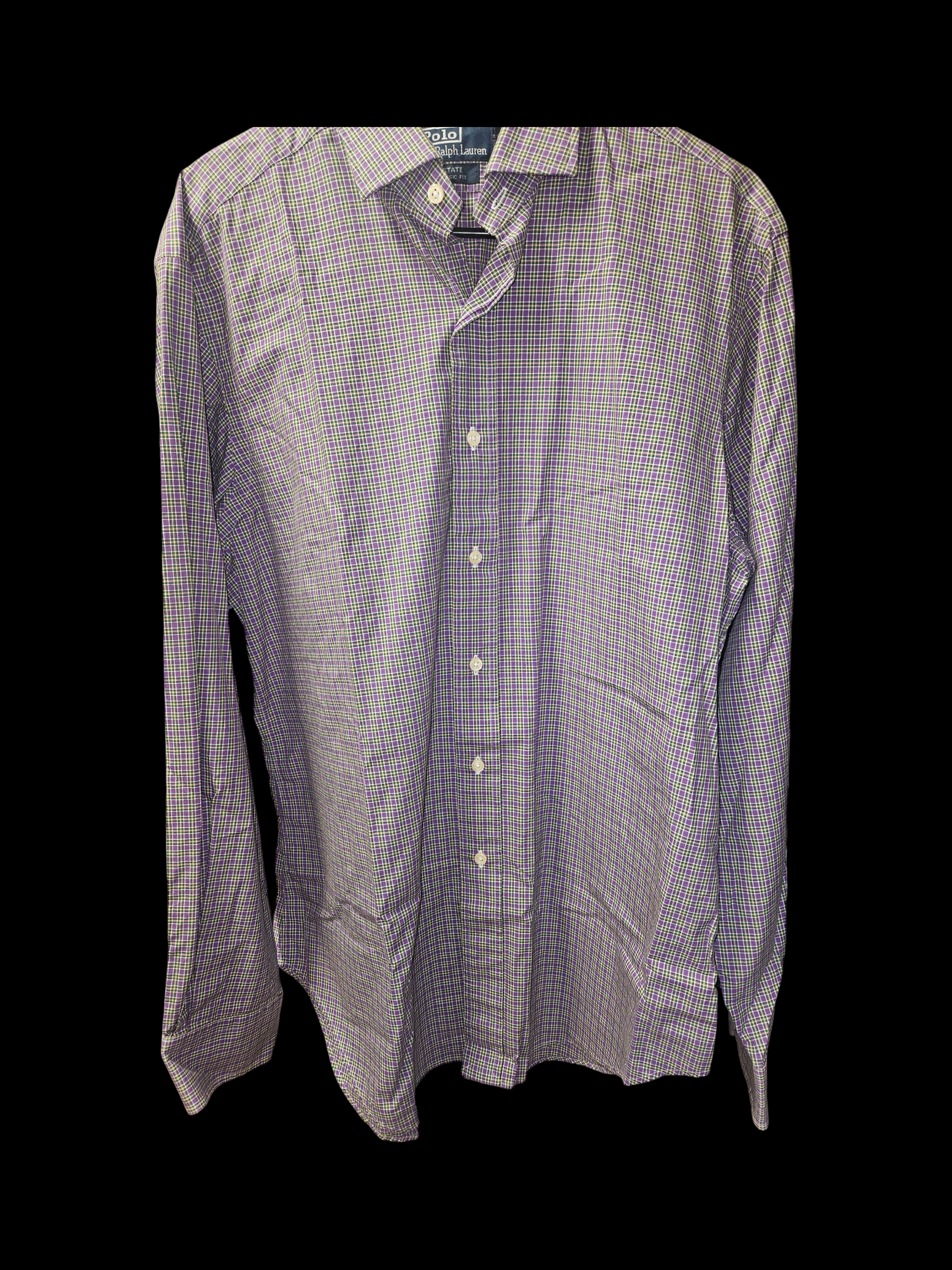 Polo Ralph Lauren Men's Plaid Long Sleeve Shirt Size Large