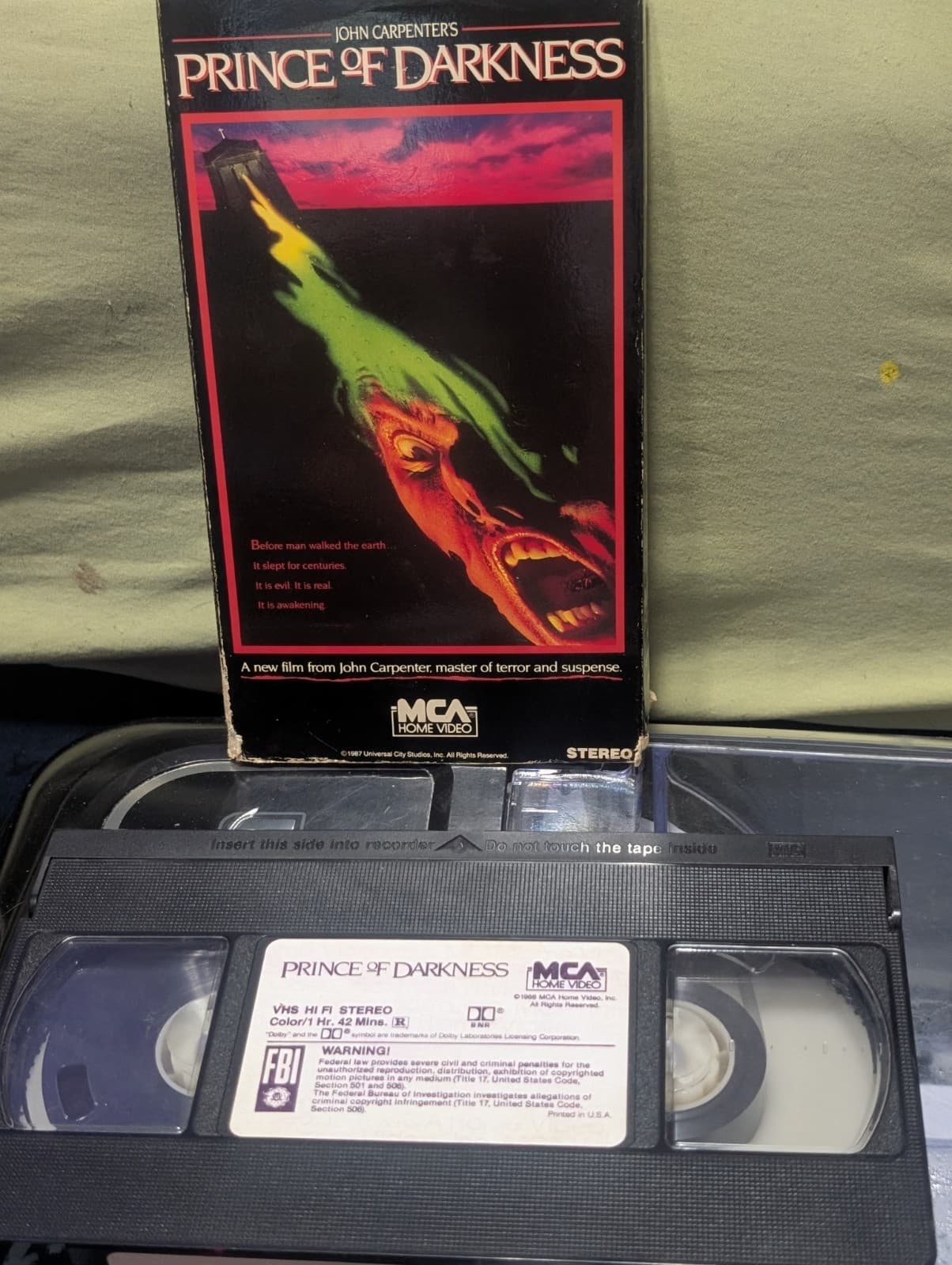 Prince Of Darkness VHS Tape 1987 MCA Home Video John Carpenter Horror
